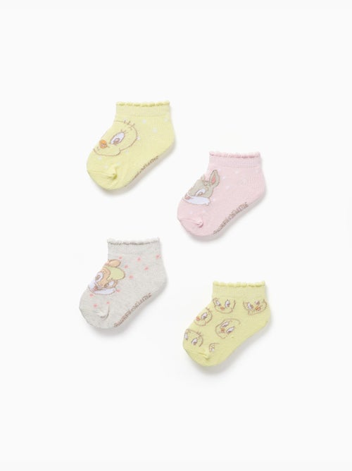 Confezione da 4 paia di calzini alla caviglia Looney Tunes - Kiabi