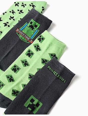 Confezione da 4 paia di calzini alla caviglia Minecraft