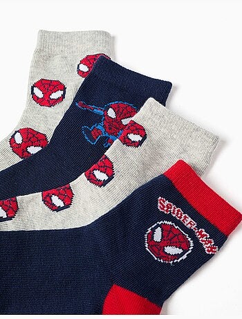 Confezione da 4 paia di calzini con Spider-Man