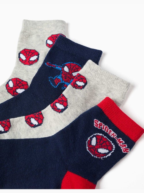 Confezione da 4 paia di calzini con spider-man - Kiabi