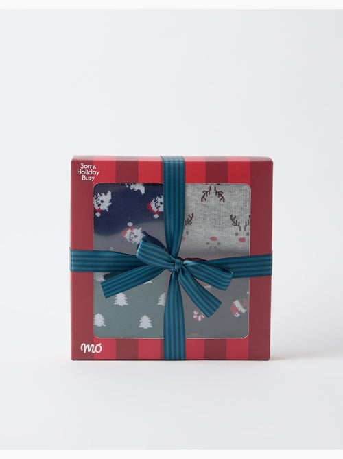 Confezione da 4 paia di calzini natalizi, mo fashion - Kiabi