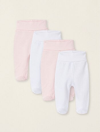 Confezione da 4 pantaloni con piedini 'extra comfy'