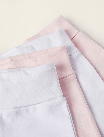 Confezione da 4 pantaloni con piedini 'extra comfy'