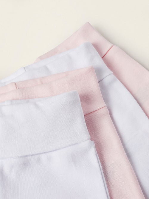 Confezione da 4 pantaloni con piedini 'extra comfy' - Kiabi