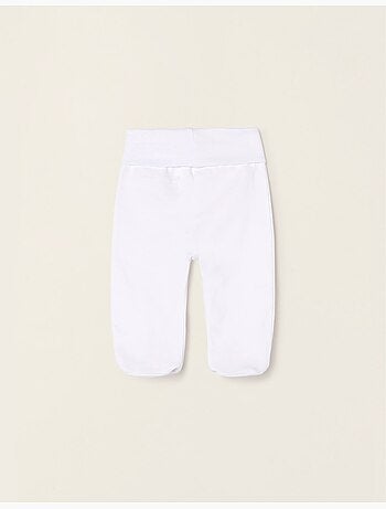 Confezione da 4 pantaloni con pieghe e vita alta