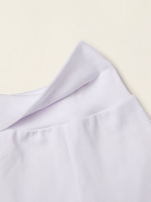 Confezione da 4 pantaloni con pieghe e vita alta - Kiabi