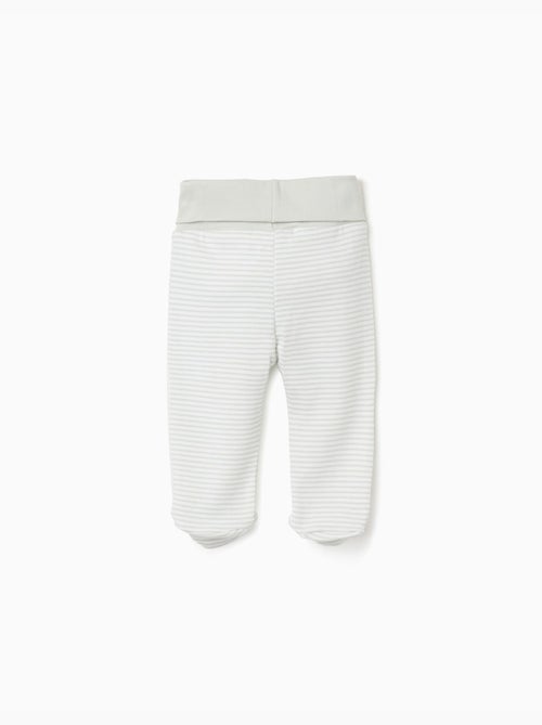 Confezione da 4 pantaloni in cotone a vita alta - Kiabi