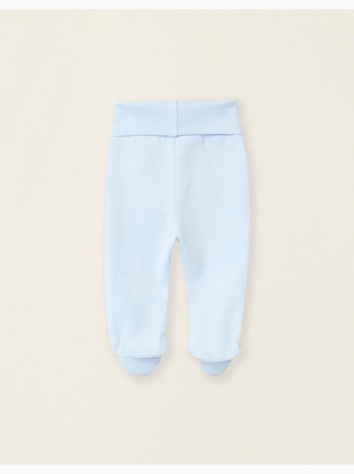 Confezione da 4 pantaloni in cotone con piedini - Kiabi
