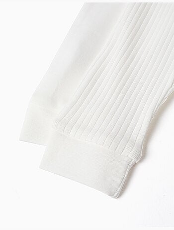 Confezione da 4 pantaloni in cotone lisci/a costine