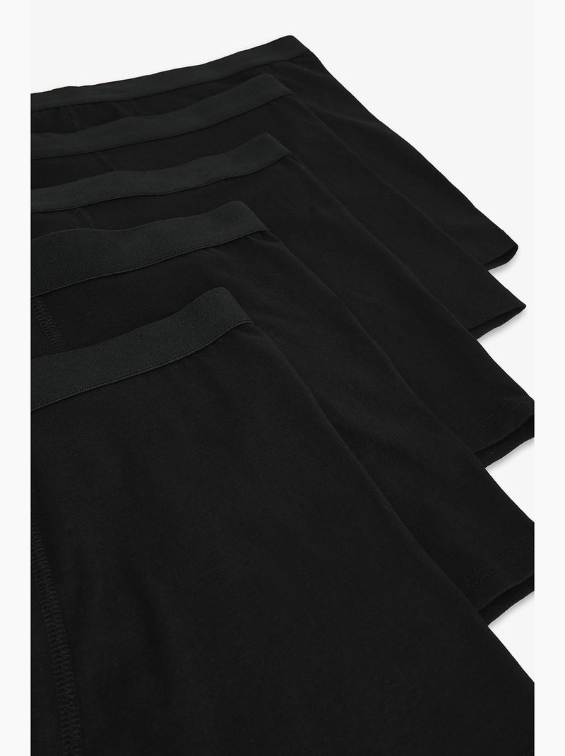 Confezione da 5 boxer basic penti Nero - Kiabi