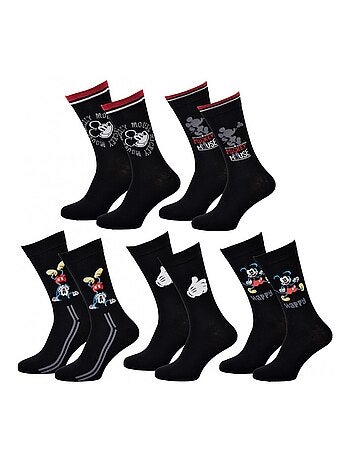 Confezione da 5 Calzini Uomo DISNEY MICKEY MOUSE