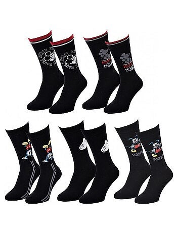 Confezione da 5 Calzini Uomo DISNEY MICKEY MOUSE