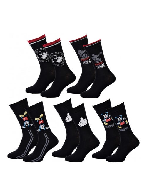 Confezione da 5 Calzini Uomo DISNEY MICKEY MOUSE - Kiabi Confezione da 5 Calzini Uomo DISNEY MICKEY MOUSE - Kiabi