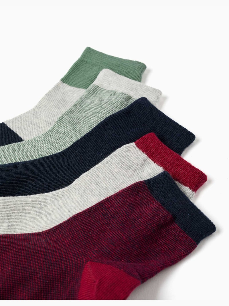 Confezione da 5 paia di calzini fantasia Multicolore - Kiabi