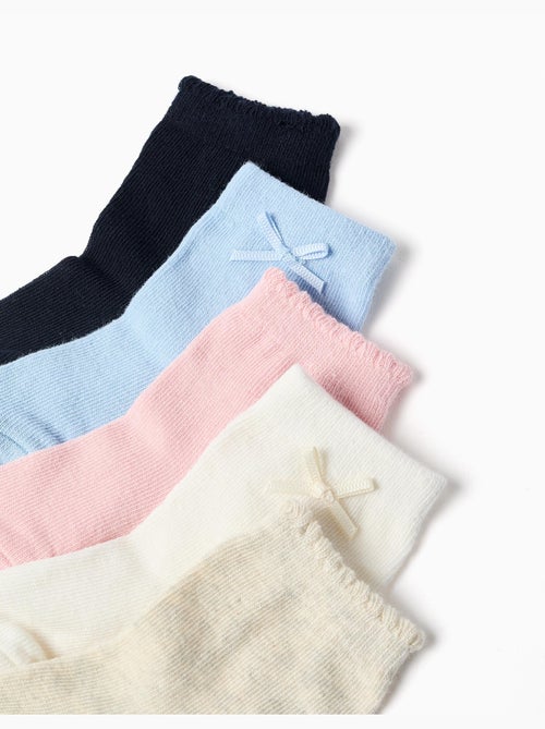 Confezione da 5 paia di calzini lisci - Kiabi