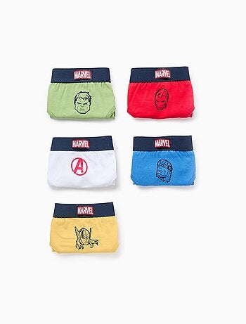 Confezione da 5 slip 'avengers'