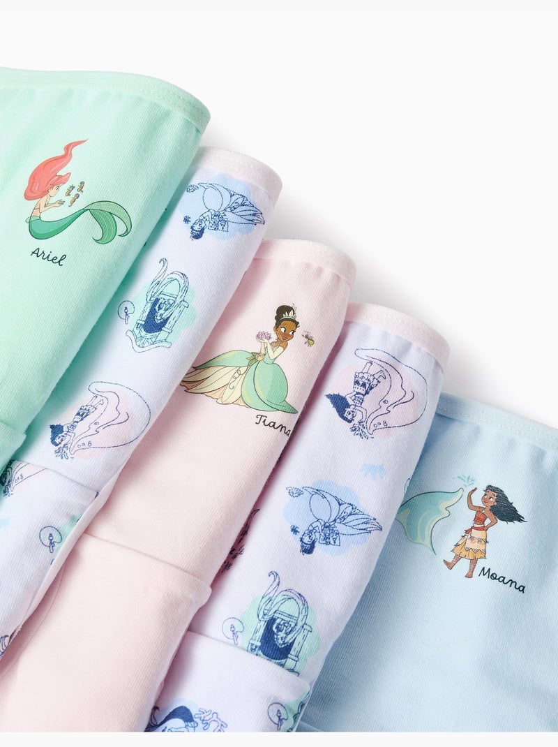 Confezione da 5 slip con principesse disney Bianco Blu - Kiabi