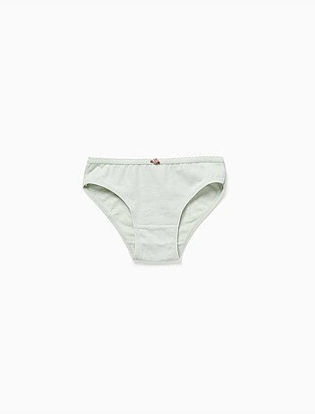 Confezione da 5 slip con rose decorative