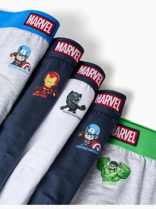 Confezione da 5 slip con stampe avengers - Kiabi