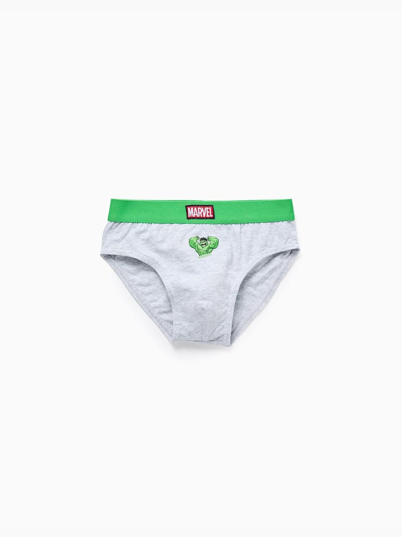 Confezione da 5 slip con stampe avengers Bianco Grigio Blu - Kiabi
