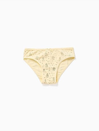 Confezione da 5 slip con stampe delle principesse disney