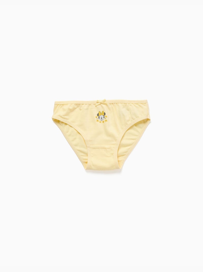 Confezione da 5 slip con stampe di minnie Bianco Rosa - Kiabi