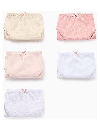 Confezione da 5 slip 'farfalle'