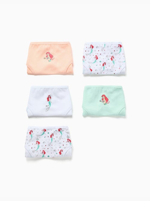 Confezione da 5 slip in cotone con la sirenetta - Kiabi