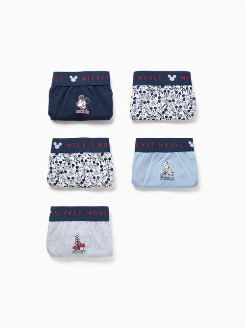 Confezione da 5 slip in cotone con mickey & friends - Kiabi