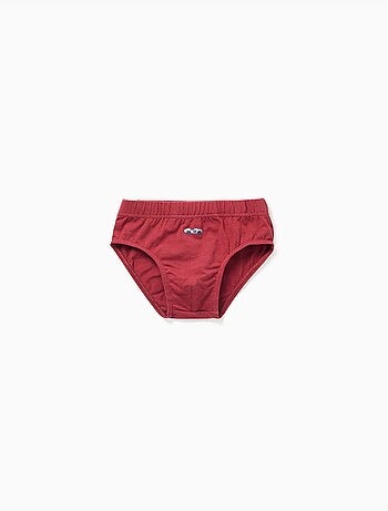 Confezione da 5 slip in cotone con stampe di auto da corsa