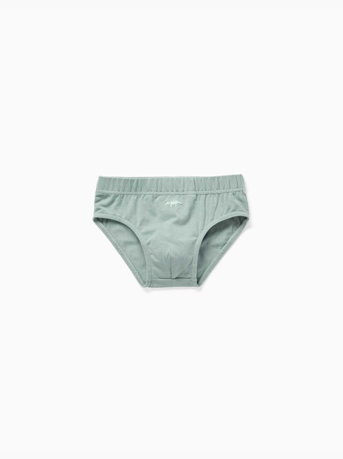 Confezione da 5 slip in cotone con stampe di dinosauri - Kiabi Confezione da 5 slip in cotone con stampe di dinosauri - Kiabi