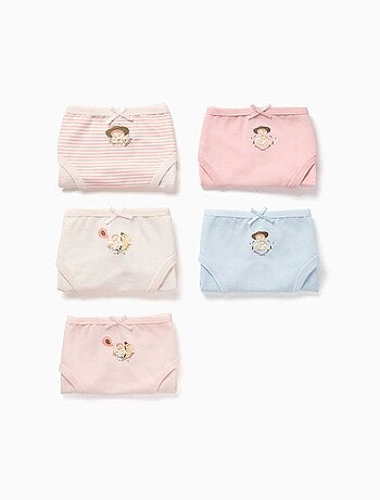 Confezione da 5 slip in cotone con stampe di Jessie e Bullseye