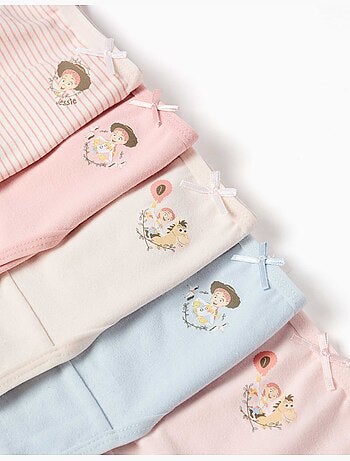 Confezione da 5 slip in cotone con stampe di Jessie e Bullseye