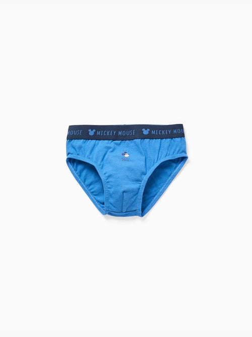 Confezione da 5 slip in cotone con stampe di mickey - Kiabi Confezione da 5 slip in cotone con stampe di mickey - Kiabi