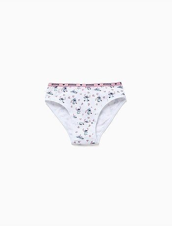 Confezione da 5 slip in cotone con stampe di stitch