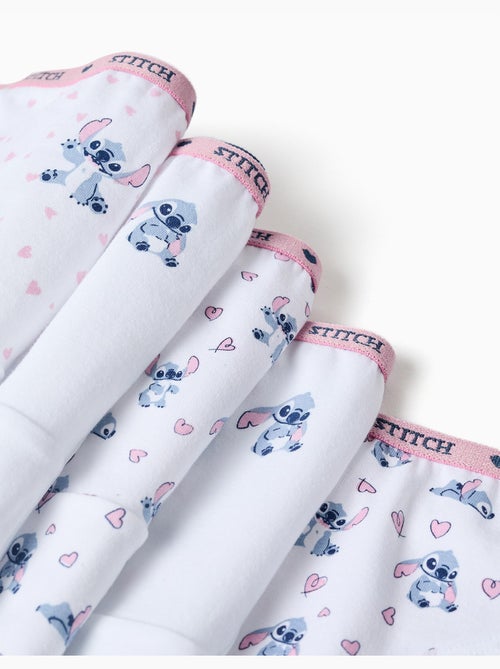 Confezione da 5 slip in cotone con stampe di stitch - Kiabi