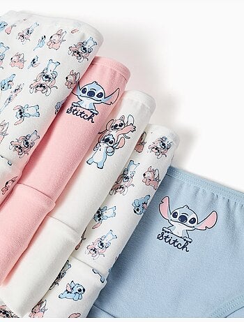 Confezione da 5 slip in cotone con stampe di Stitche