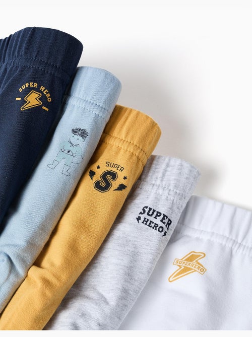 Confezione da 5 slip in cotone con stampe di supereroi - Kiabi