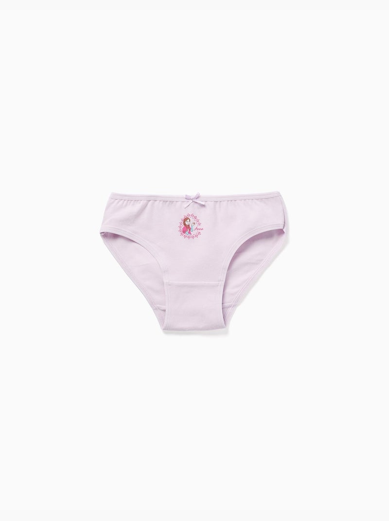 Confezione da 5 slip in cotone con stampe Frozen Verde chiaro - Kiabi
