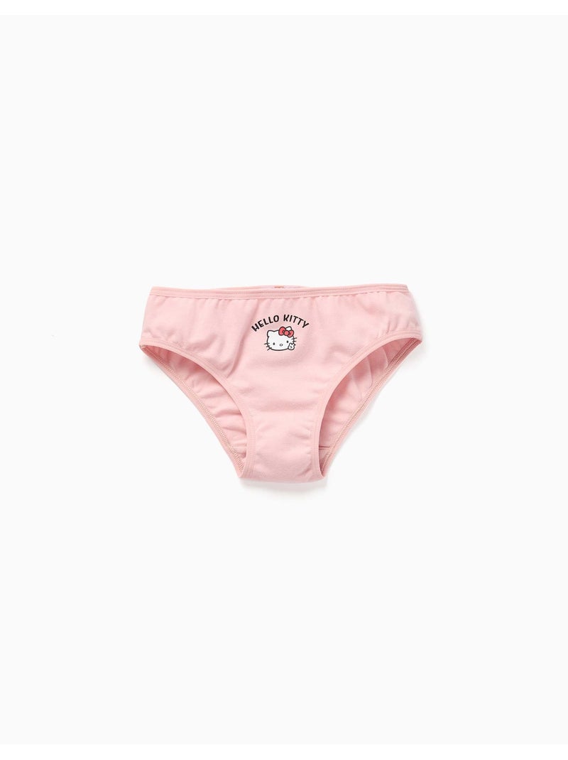 Confezione da 5 slip in cotone con stampe Hello Kitty Rosa/Bianco - Kiabi