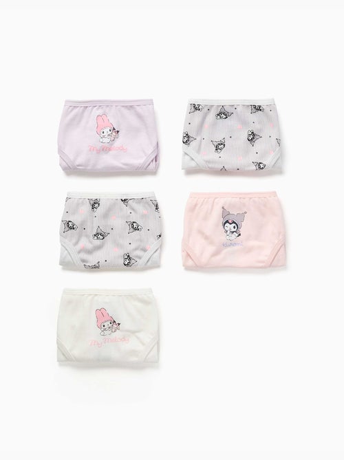 Confezione da 5 slip in cotone con stampe kuromi - Kiabi Confezione da 5 slip in cotone con stampe kuromi - Kiabi
