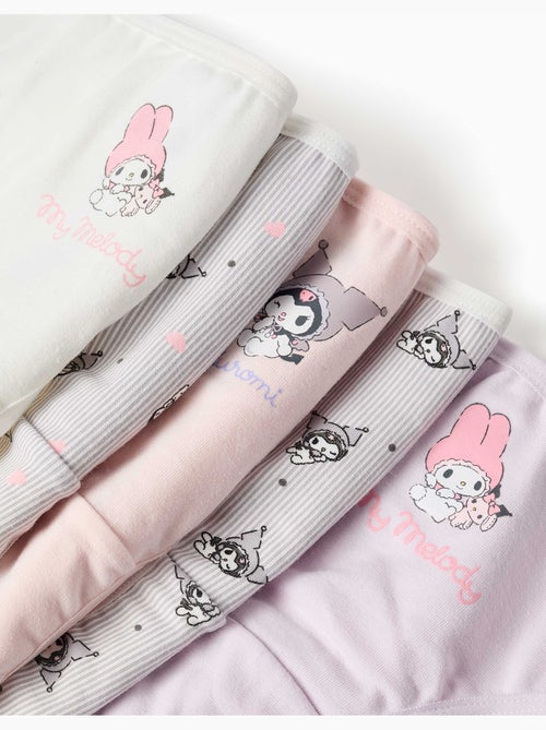 Confezione da 5 slip in cotone con stampe kuromi - Kiabi Confezione da 5 slip in cotone con stampe kuromi - Kiabi