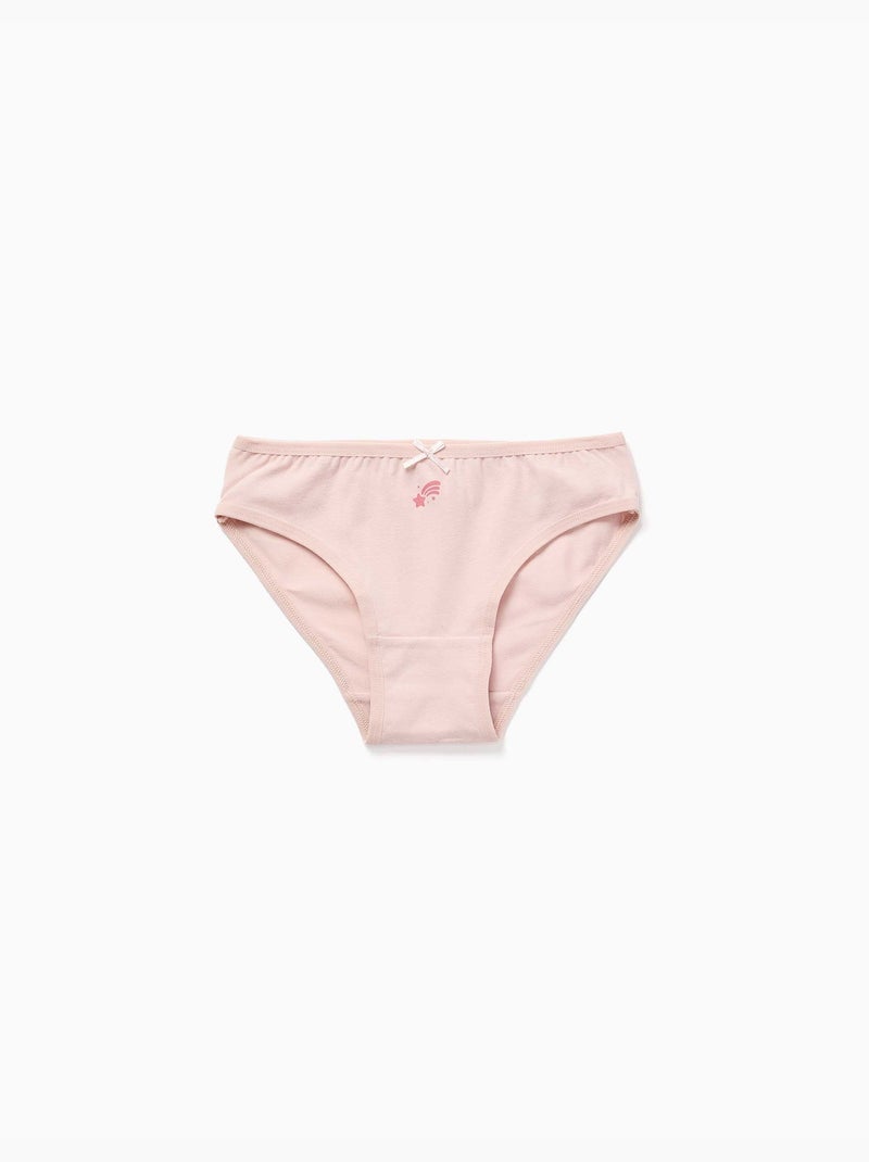 Confezione da 5 slip in cotone con unicorni Multicolore - Kiabi