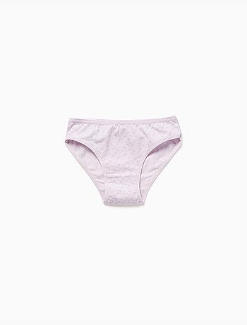 Confezione da 5 slip lisci/floreali