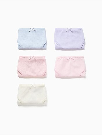 Confezione da 5 slip lisci/jacquard