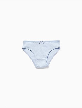 Confezione da 5 slip lisci/jacquard