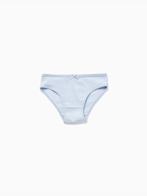 Confezione da 5 slip lisci/jacquard - Kiabi