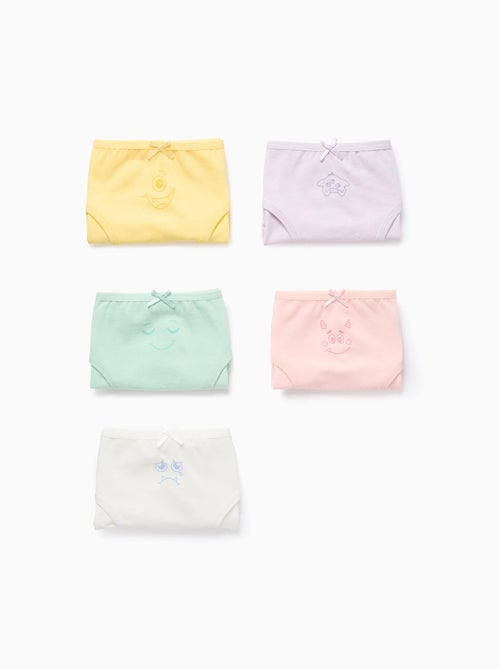 Confezione da 5 slip 'mostri delle emozioni' - Kiabi