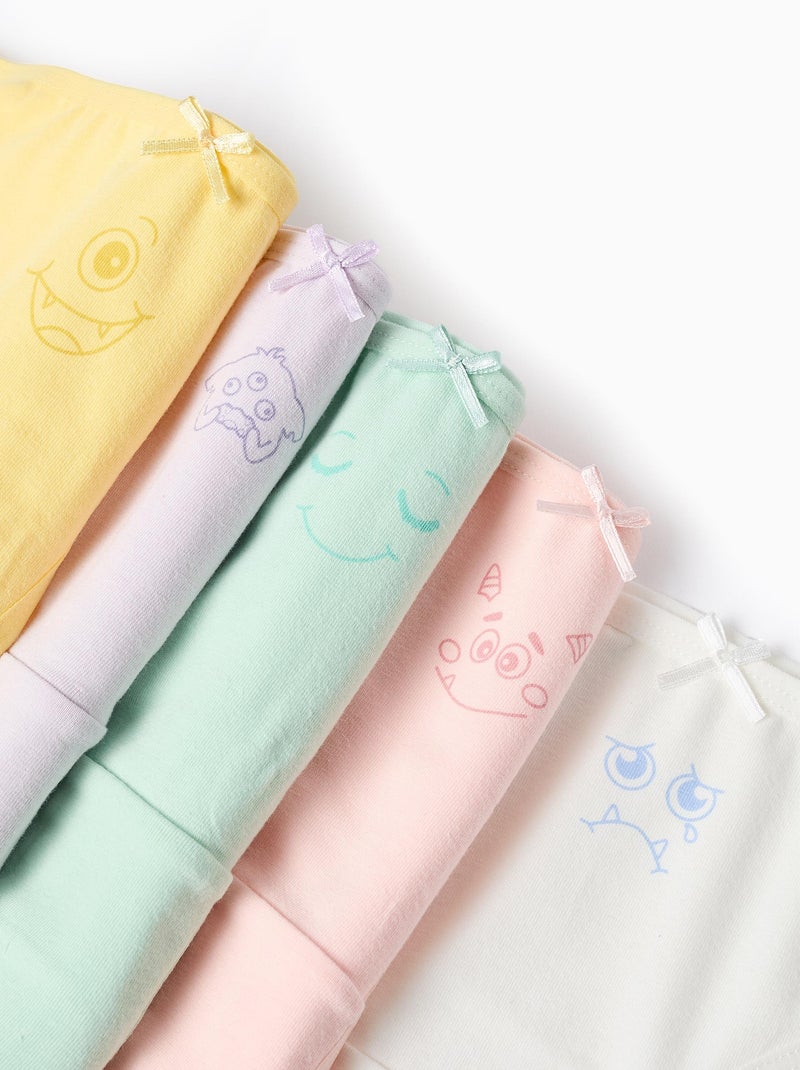 Confezione da 5 slip 'mostri delle emozioni' Multicolore - Kiabi