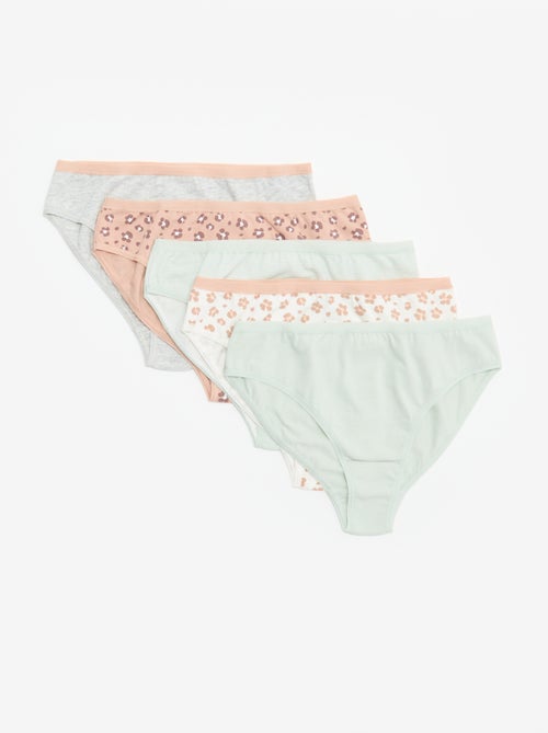 Confezione da 5 slip stampati - Kiabi Confezione da 5 slip stampati - Kiabi